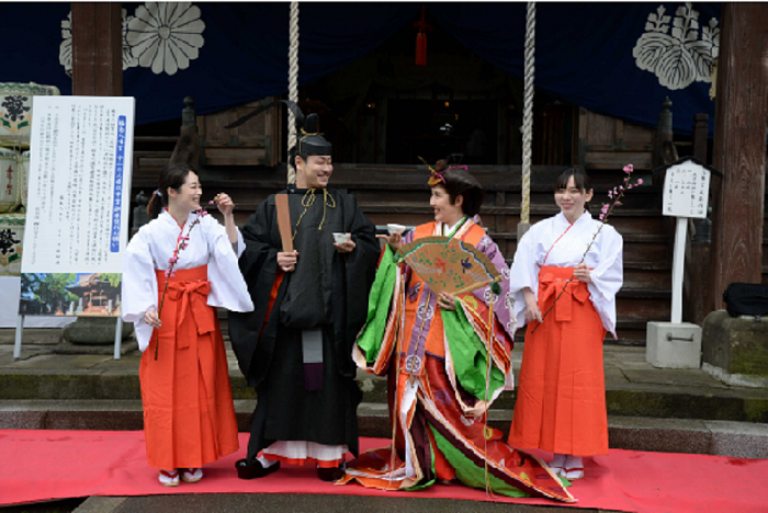 福島八幡宮での結婚式